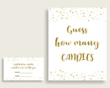 Candy Guessing Game Bridal Shower Candy Guessing Game Gold Bridal Shower Candy Guessing Game Bridal Shower Gold Candy Guessing Game G2ZNX