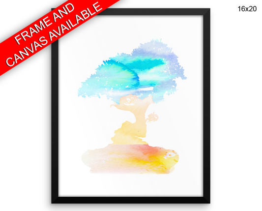 Watercolor Print, Beautiful Wall Art with Frame and Canvas options available Home Decor