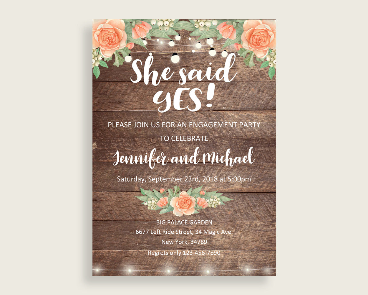 Invitation Template Bridal Shower Invitation Template Rustic Bridal Shower Invitation Template Bridal Shower Flowers Invitation SC4GE