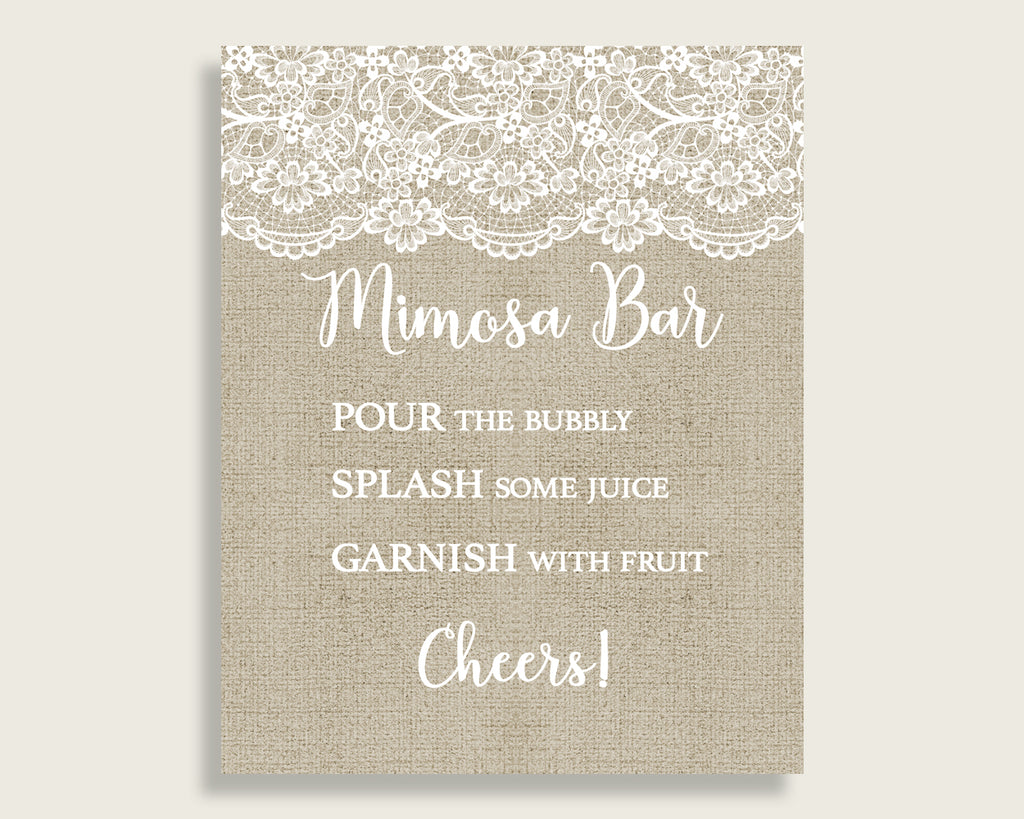 Mimosa Bar Sign Bridal Shower Mimosa Bar Sign Burlap And Lace Bridal Shower Mimosa Bar Sign Bridal Shower Burlap And Lace Mimosa Bar NR0BX