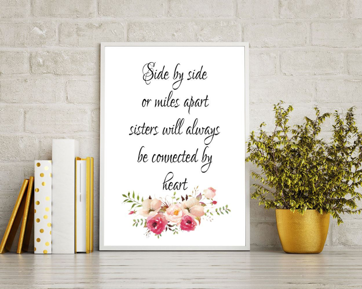 Wall Art Sisters Digital Print Sisters Poster Art Sisters Wall Art Print Sisters Typography Art Sisters Typography Print Sisters Wall Decor - Digital Download