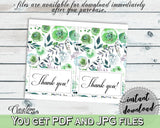 Thank You Card Bridal Shower Thank You Card Botanic Watercolor Bridal Shower Thank You Card Bridal Shower Botanic Watercolor Thank You 1LIZN - Digital Product