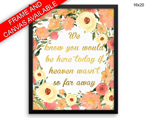Heaven Print, Beautiful Wall Art with Frame and Canvas options available Beautiful Decor