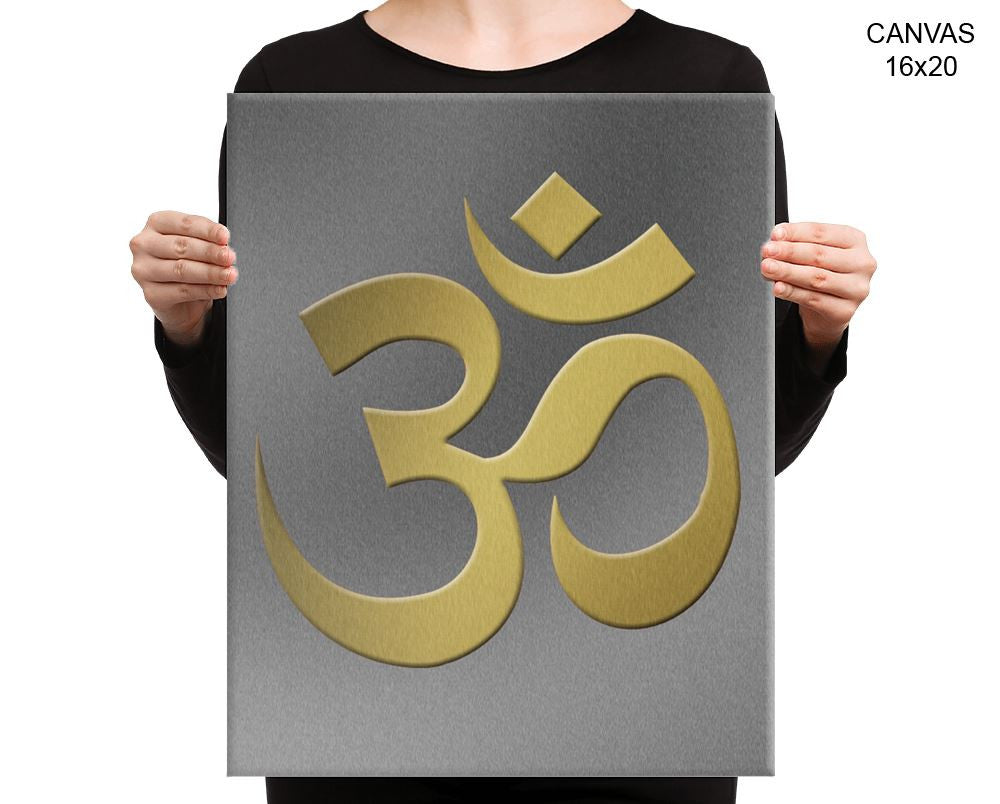 Meditation Om Print, Beautiful Wall Art with Frame and Canvas options available Spiritual Decor