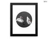 Swan Print, Beautiful Wall Art with Frame and Canvas options available Living Room Decor