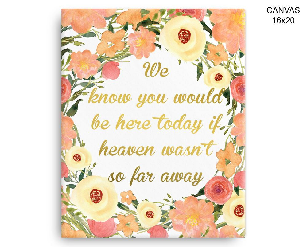 Heaven Print, Beautiful Wall Art with Frame and Canvas options available Beautiful Decor