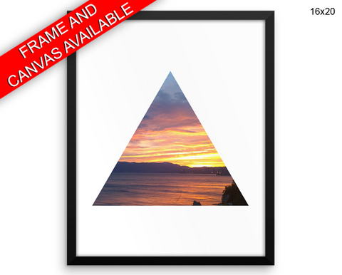 Sunset Print, Beautiful Wall Art with Frame and Canvas options available Photography Decor