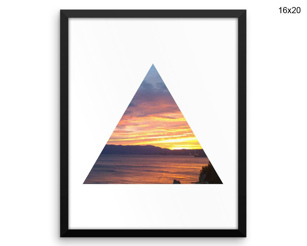 Sunset Print, Beautiful Wall Art with Frame and Canvas options available Photography Decor