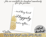 Happily Ever After Sign Bridal Shower Happily Ever After Sign Pineapple Bridal Shower Happily Ever After Sign Bridal Shower Pineapple 86GZU - Digital Product