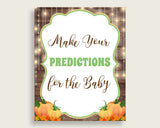 Baby Predictions Baby Shower Baby Predictions Autumn Baby Shower Baby Predictions Baby Shower Autumn Baby Predictions Brown Orange 0QDR3 - Digital Product