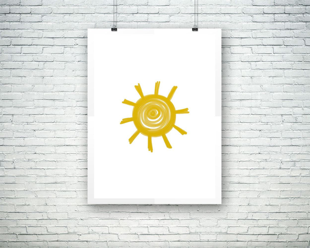 Wall Decor Sun Printable Sun Prints Sun Sign Sun Nursery Art Sun Nursery Print Sun Printable Art Sun warm - Digital Download