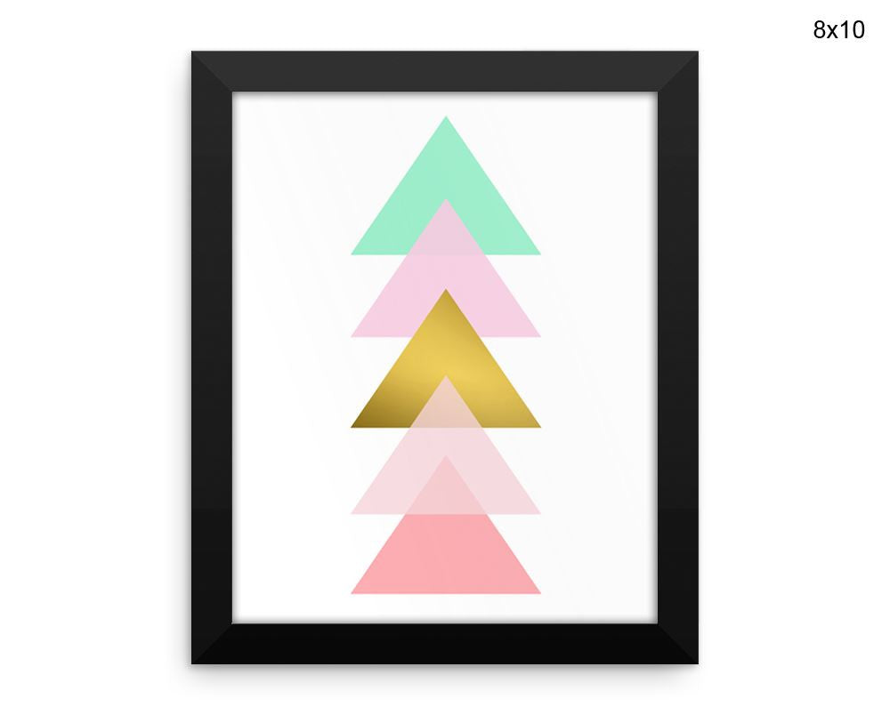 Abstract Geometric Print, Beautiful Wall Art with Frame and Canvas options available  Decor