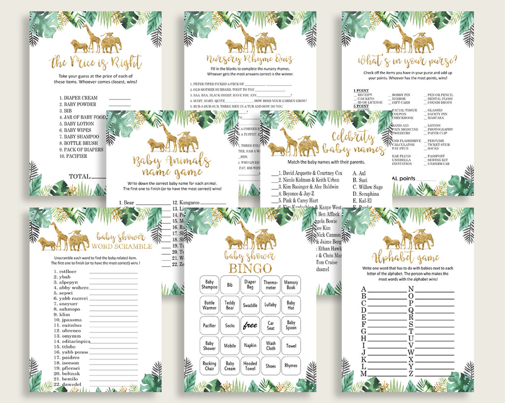  Printable Baby Shower Games Pack for Mac [Download