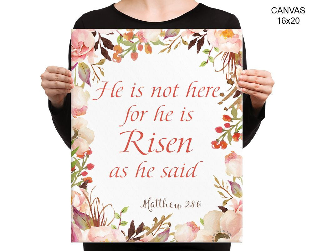 Matthew Risen Print, Beautiful Wall Art with Frame and Canvas options available Bible Decor