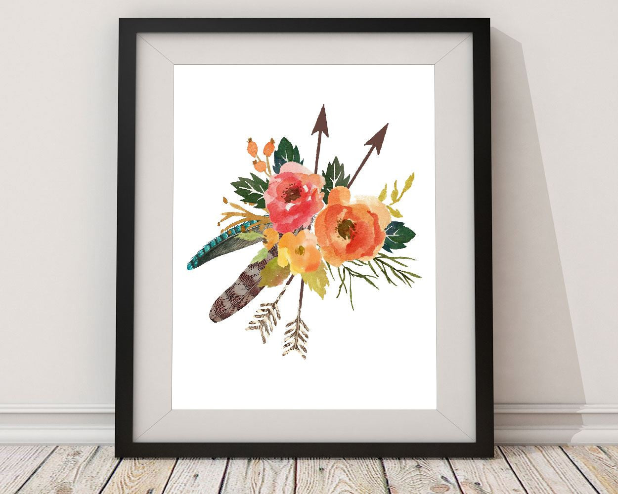 Wall Art Bouquet Digital Print Flowers Poster Art Bouquet Wall Art Print Flowers bohemian_wall_art Art Flowers bohemian_wall_art Print - Digital Download