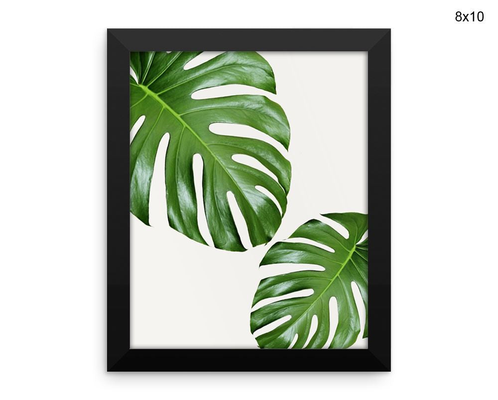 Leaf Print, Beautiful Wall Art with Frame and Canvas options available Home Decor