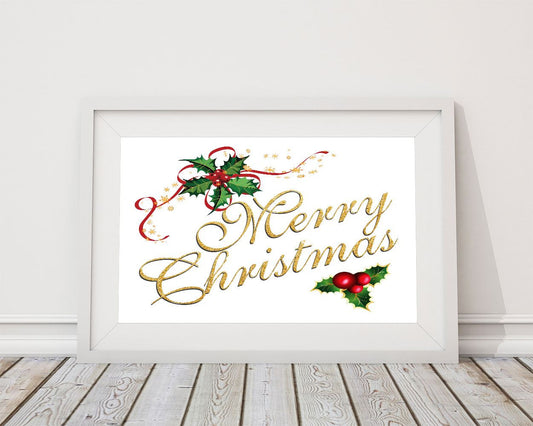 Wall Decor Merry Christmas Printable Merry Christmas Prints Merry Christmas Sign Merry Christmas Christmas Art Merry Christmas Christmas - Digital Download