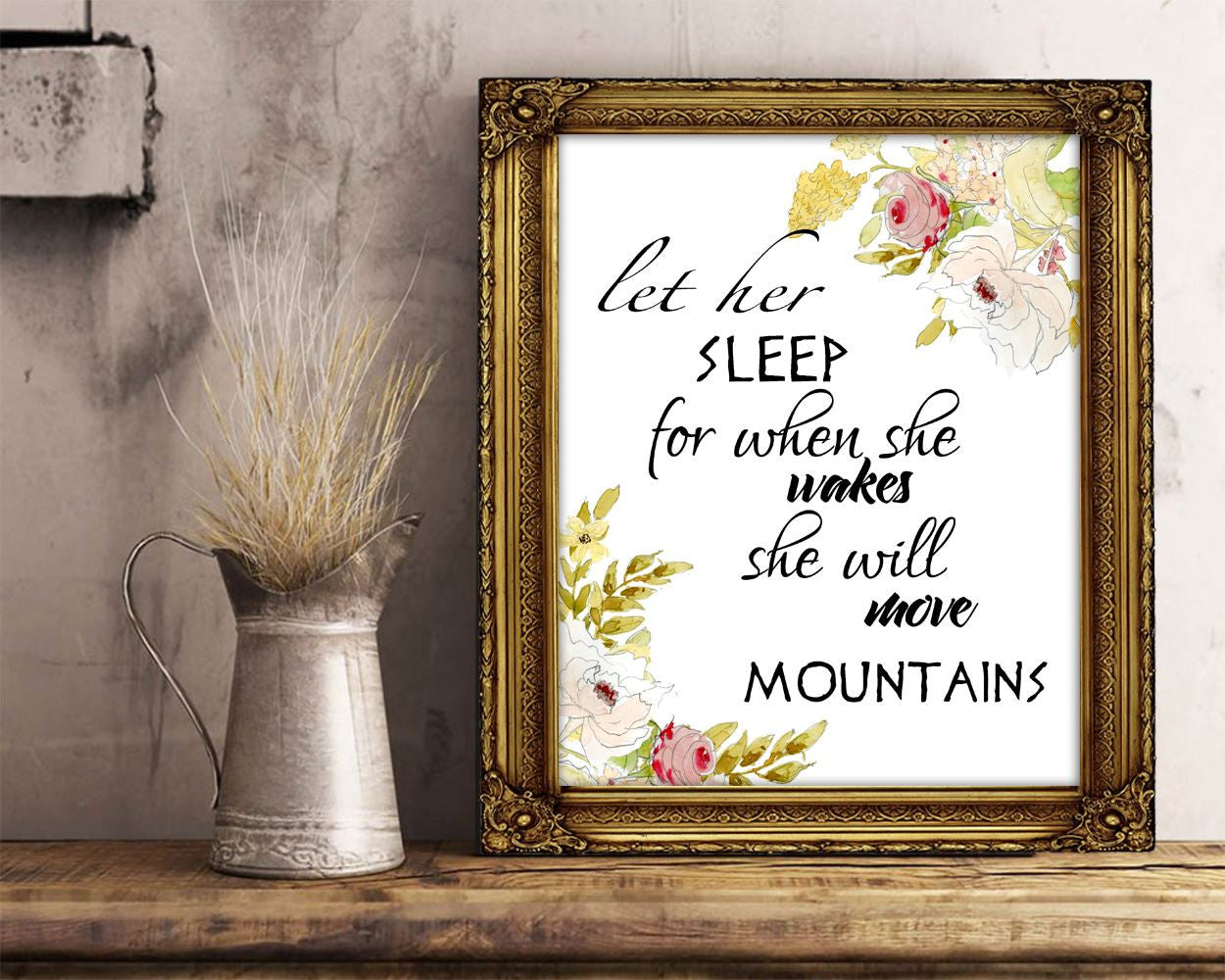 Wall Art Napoleon Digital Print Sleep Poster Art Napoleon Wall Art Print Sleep Quote Art Sleep Quote Print Napoleon Wall Decor Napoleon - Digital Download