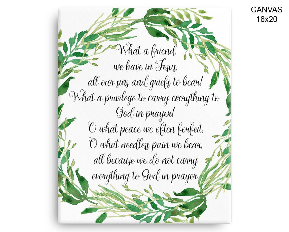 Prayer Jesus Print, Beautiful Wall Art with Frame and Canvas options available  Decor