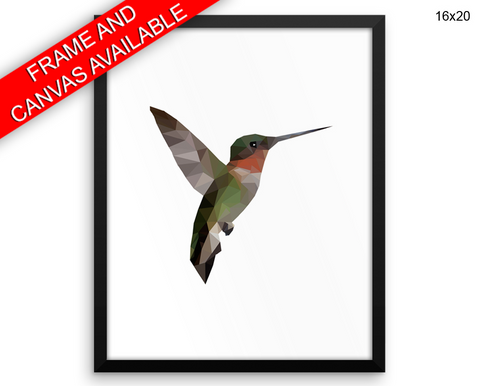 Low Poly Print, Beautiful Wall Art with Frame and Canvas options available Bird Decor