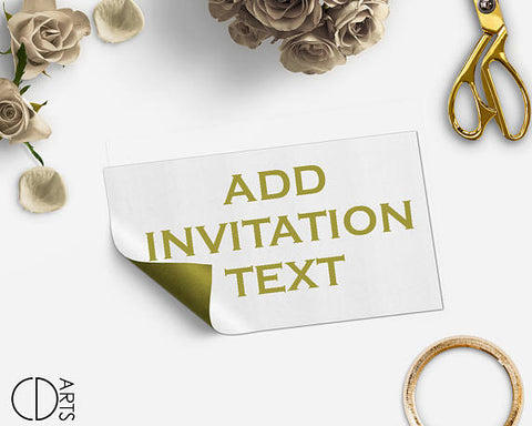 Add On listing you'll want to purchase only if you want us to edit the invitation text for you - digital file